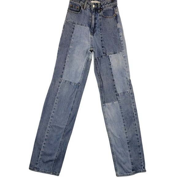 Pacsun 90s Boyfriend High-Waisted Patchwork Jeans 22x30 - Picture 1 of 10